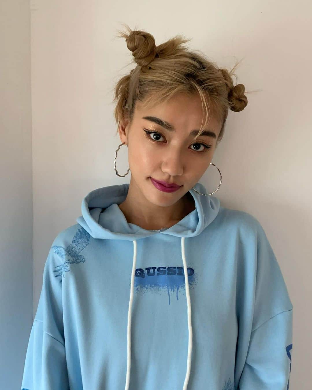 松本優のインスタグラム：「. . @qussio_official shooting❤️ . Hair make @cocoroyusa  . .」