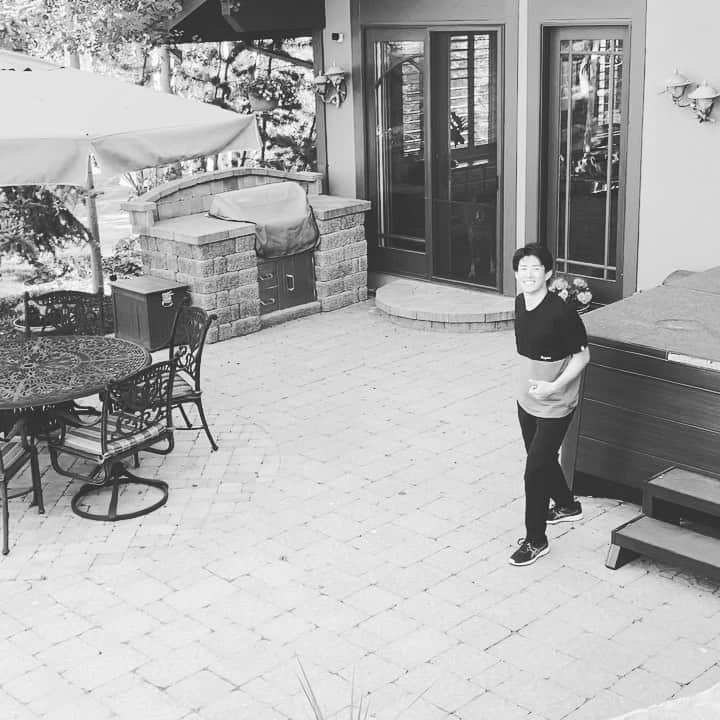 堀島行真のインスタグラム：「🏃🏼💨 In The Beautiful Garden」