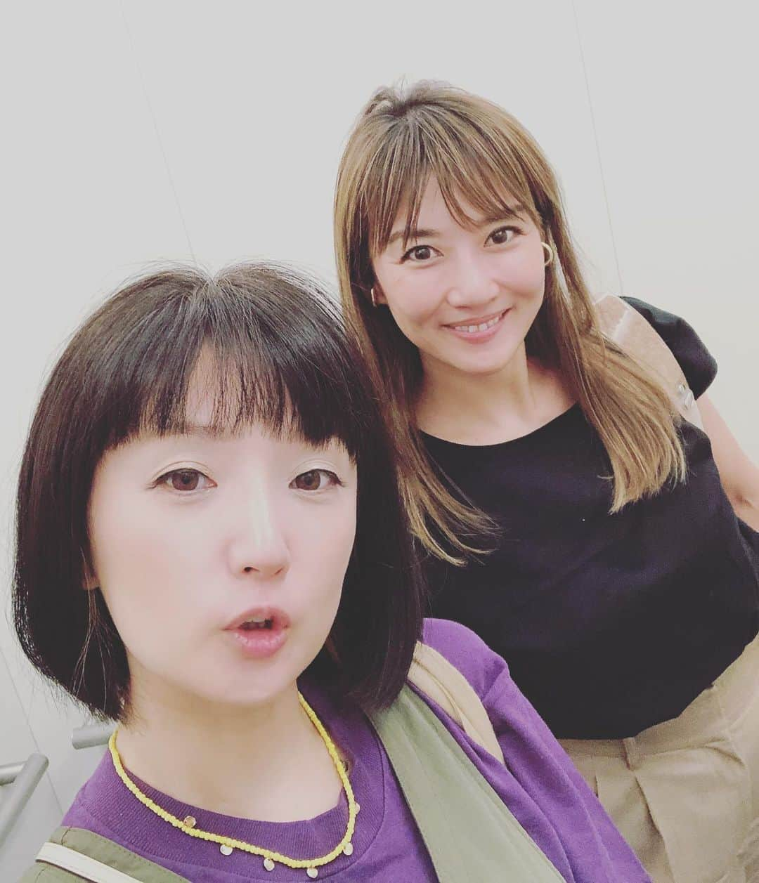 千秋さんのインスタグラム写真 - (千秋Instagram)「久しぶりに藤崎奈々子ちゃんに会いました💜 ウリナリに入ってきた時「ビビといいナナといい、わたし以外可愛い子ばっかり！」と思ったものです。 ウリナリ卒業したくらいから【訳あって】凄く仲良くなりました。サイパンもプーケットも一緒に海外旅行したもんね🌎✈️  #ウリナリ三人娘 #ちビふ #ウリナリ #藤崎奈々子」6月29日 20時47分 - chiaki77777