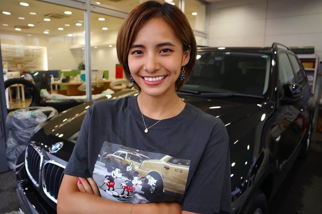 佐野千晃のインスタグラム：「⁡ 納車したぞーーーーっ ⁡ ってYouTubeが昨日上がってるからちゃんと見てかっこいい！おめでとう！ってコメントしてきてね？！ ⁡ みんな暇でしょ？！ ⁡ 再生回数伸ばしてね？！笑 ⁡ #natural #healthy #good #gilrs #gilr #cool #cute #ooted #selfie #self #face #スポーツ女子 #スポーツ #納車」