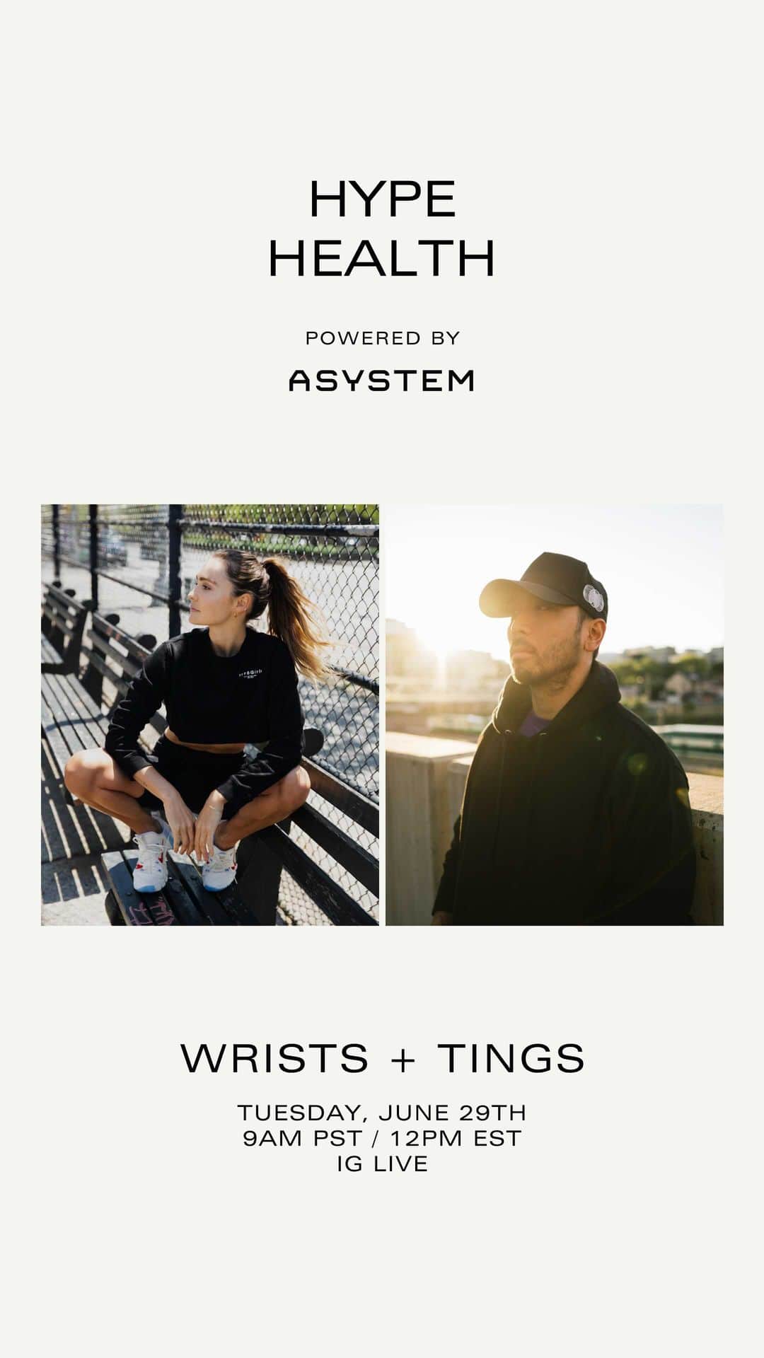 Kirsty Godsoのインスタグラム：「Join the one and only @vinnierehab and I on this workshop on wrists. Giving you guidance on stretches and tools you can use to enhance your workouts, reduce pain and future proof your body ❤️ powered by our friends @asystem! Use code HYPE25 for 25% off your orders in the US ⚡️ #hypehealth」