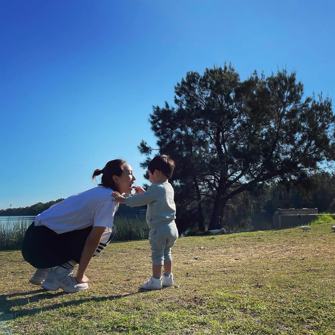 福間文香さんのインスタグラム写真 - (福間文香Instagram)「うちのちび彼氏🕶 もうすぐ2歳🐥 最近産まれた ばっかりちゃうかったっけ？🐣 #myboy #holiday #perth」6月30日 15時04分 - ayakafukuma