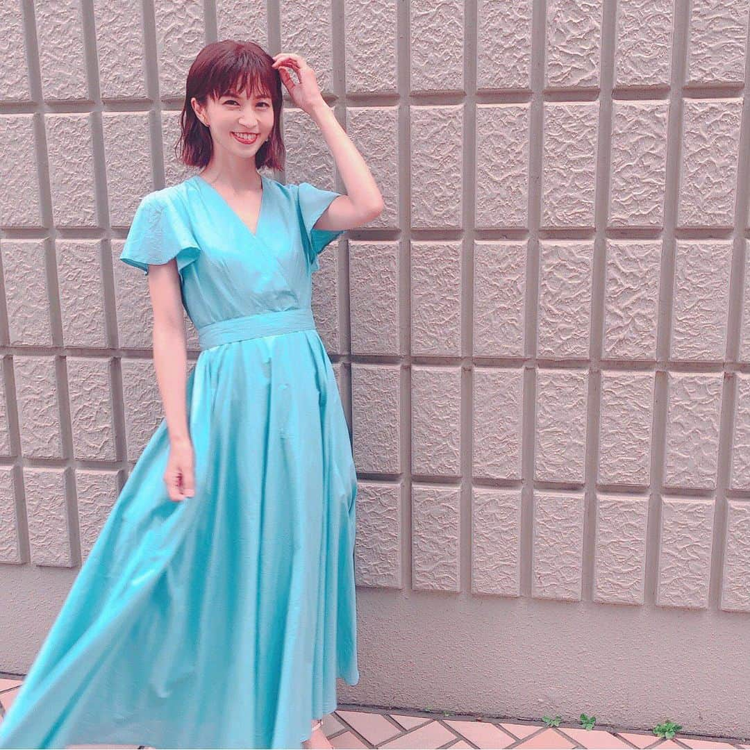 安田美沙子さんのインスタグラム写真 - (安田美沙子Instagram)「今日はイベントがありました👗  1年ちょっと前に次男を産んだ病院のすぐそばだったので、ご縁を感じました。  切迫で入院中に、部屋からずっと見ていた景色。懐かしいなぁ✨ 落ち着いたら助産師さんたちにお礼を言いに行きたいな🤍  素敵な水色のワンピース。 dress... @mariha_official   #mariha  #onepeace #event #懐かしい場所 #水色　#寒色がすき」6月30日 21時58分 - yasuda_misako