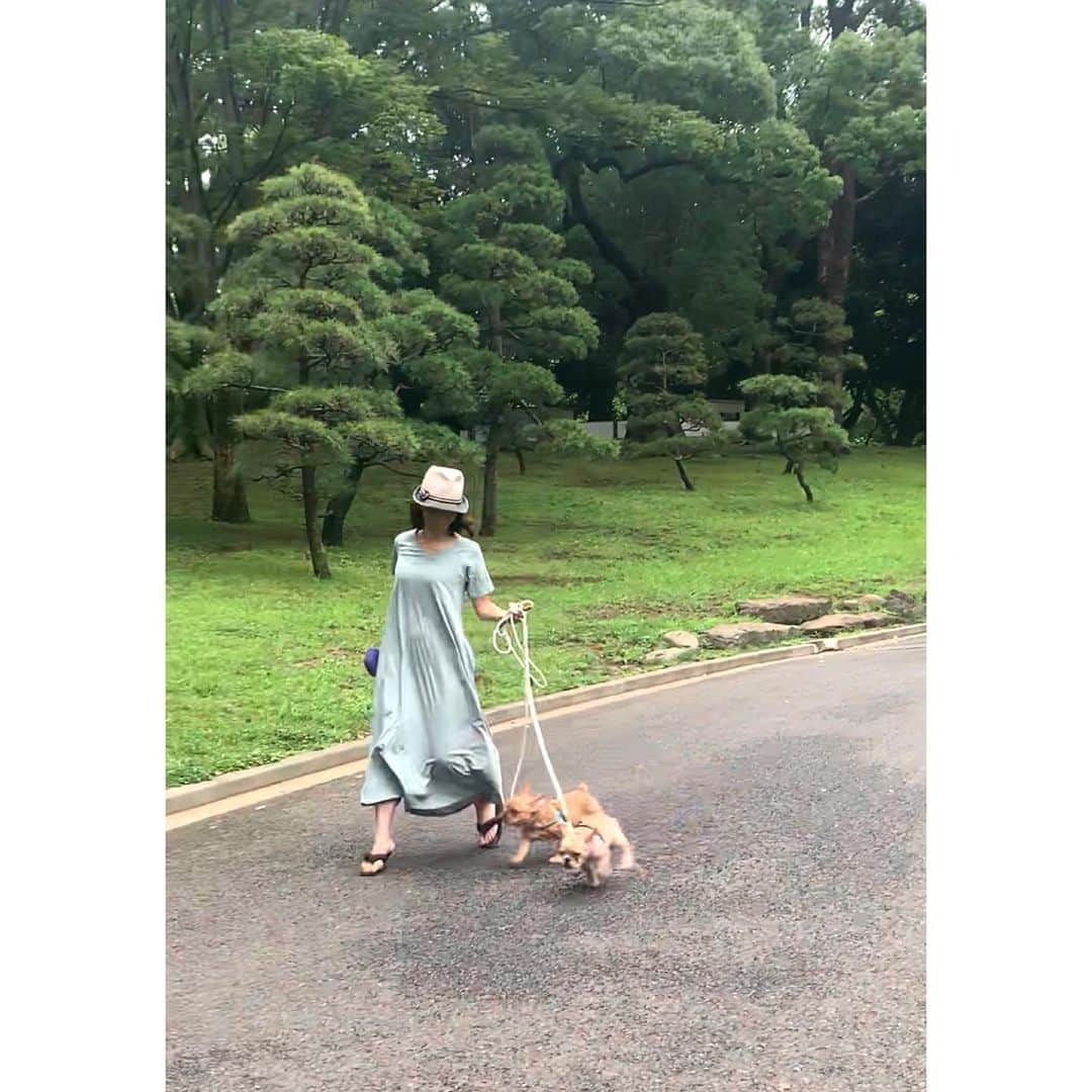 月船さららさんのインスタグラム写真 - (月船さららInstagram)「家族がヴァルとモニカに会いに来てくれましたの。 母も姉もメロメロ。」7月1日 23時05分 - sarara_tsukifune