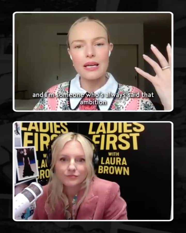 ケイト・ボスワースのインスタグラム：「Real talk w/ one of my favorite ladies ON THE PLANET!!! 🌎🤯 Check out @laurabrown99 ‘s brilliant / funny / illuminating podcast #ladiesfirst 👌🏻💘 Damn I’m lucky to call you my friend Laura ... you’re the real deal darlin mate of mine + I LOVE YA 😘 thank you for having meeeee 🙏🏻🙏🏻🙏🏻 xx」