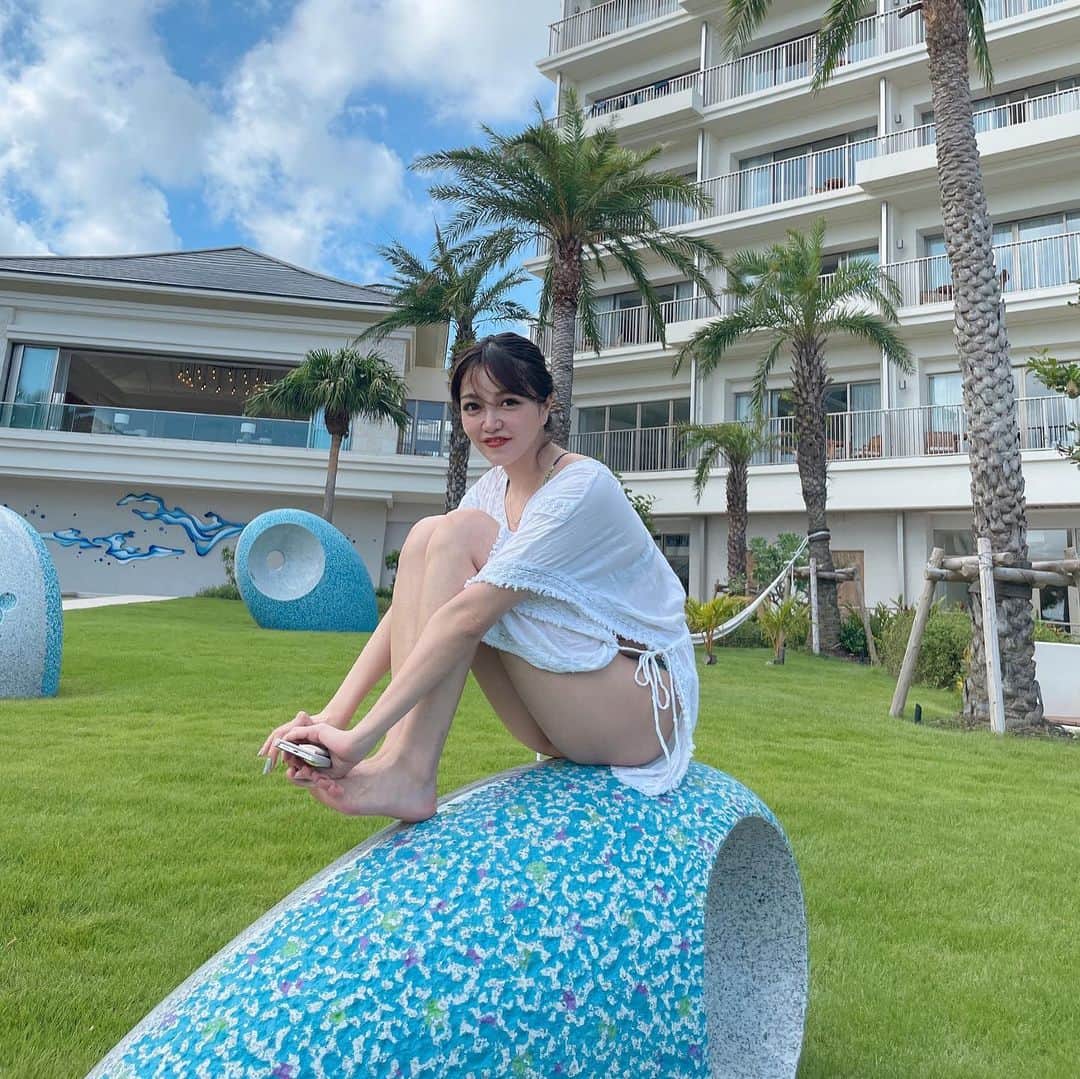 のインスタグラム：「. ちょこん座り🐢  #石垣島 #anaインターコンチネンタル石垣リゾート」