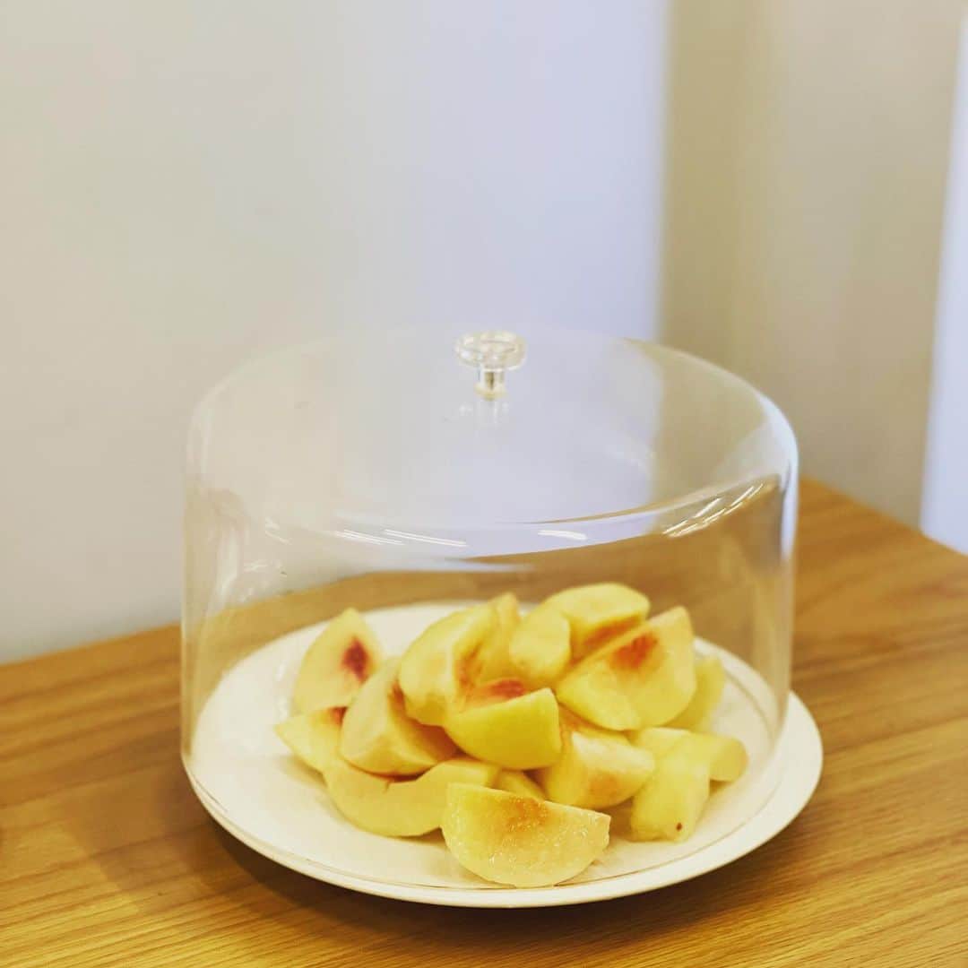 三浦瑠麗さんのインスタグラム写真 - (三浦瑠麗Instagram)「世界一おいしい桃はこちら。 伊達の蜜姫。JAふくしま未来の桃です。 夏休みだから娘はオフィスでフルーツざんまい。」7月27日 15時42分 - lullymiura