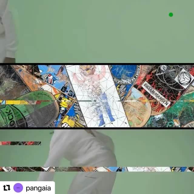 HAROSHIのインスタグラム：「#Repost @pangaia with @make_repost ・・・ [SOUND ON] IN CONVERSATION WITH HAROSHI. On process, subculture, art and style. Let the artist talk you through our new capsule collaboration and the shared values of community and culture at its heart.  Coming 07.27.21  BE@RBRICK TM & © 2001-2021 MEDICOM TOY CORPORATION. All rights reserved.」