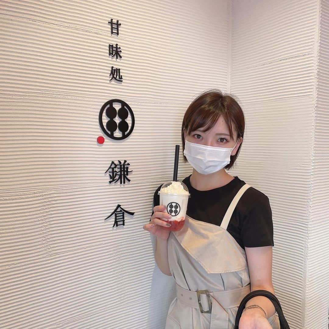 ぬぬのインスタグラム：「#鎌倉 ではなく#長野市😂 わりと美味しかった( ⸝⸝⸝•_•⸝⸝⸝ )  #甘味処鎌倉#スイーツドリンク#わらび餅#わらび餅ドリンク#スイーツ巡り#長野県長野市#善光寺#善光寺カフェ」