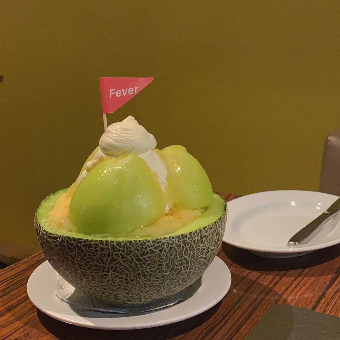 古南 祐佳のインスタグラム：「. ボリューミー🍈 シェアしてよかった🍈♡ . . #lotus #表参道カフェ #ロータス」
