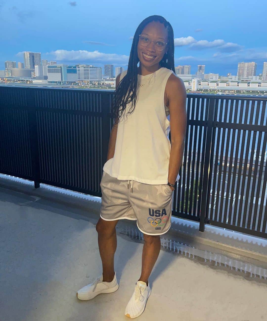 アリソン・フェリックスのインスタグラム：「📍Olympic Village」