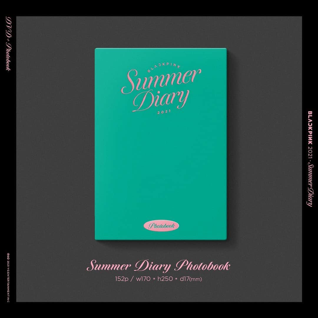 BLACKPINKさんのインスタグラム写真 - (BLACKPINKInstagram)「BLACKPINK 5th ANNIVERSARY [4+1] 2021 SUMMER DIARY ☀️🎢  ===  Release // August 25 (Wed) Pre-order // July 28 ~ August 24  Includes: - Package Box - DVD 1 Disc - Photobook - Mini book - Mouse Pad - 4 Cut Phto - Photocard - Toploader - Polaroid Set - Graphic Sticker  - Special Coaster - Photo Fan (Pre-order Only)」7月28日 14時07分 - blackpinkofficial