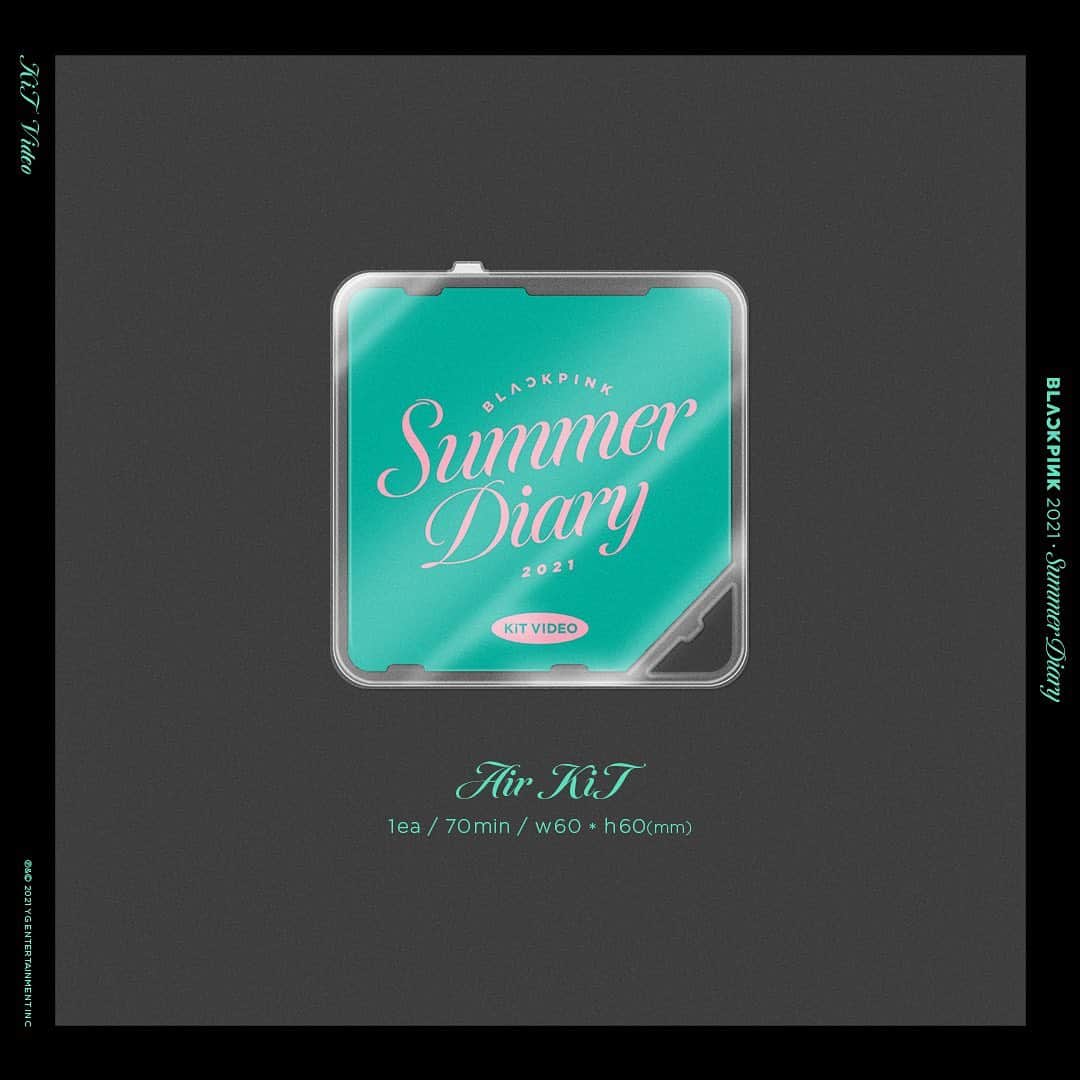 BLACKPINKさんのインスタグラム写真 - (BLACKPINKInstagram)「BLACKPINK 5th ANNIVERSARY [4+1] 2021 SUMMER DIARY [KiT VIDEO] ☀️🎢  ===  Release // August 25 (Wed) Pre-order // July 28 ~ August 24  Includes: - Package Box - Sleeve - Air KiT - Postcard Set - Photo Stand - Graphic Sticker Set - Polaroid Set - Magnet Set」7月28日 14時08分 - blackpinkofficial