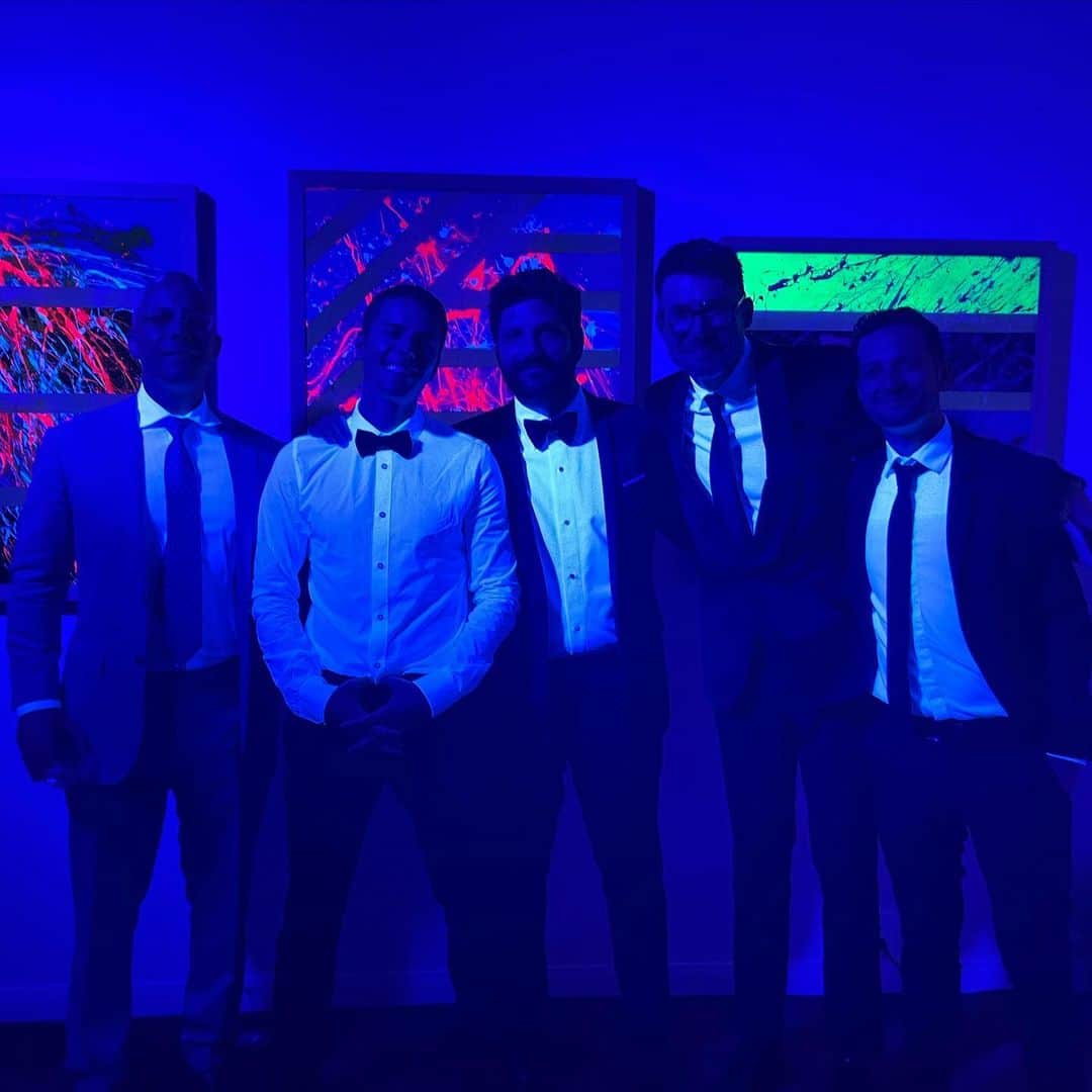 ジャスティン・ビーバーのインスタグラム：「The boys and them」
