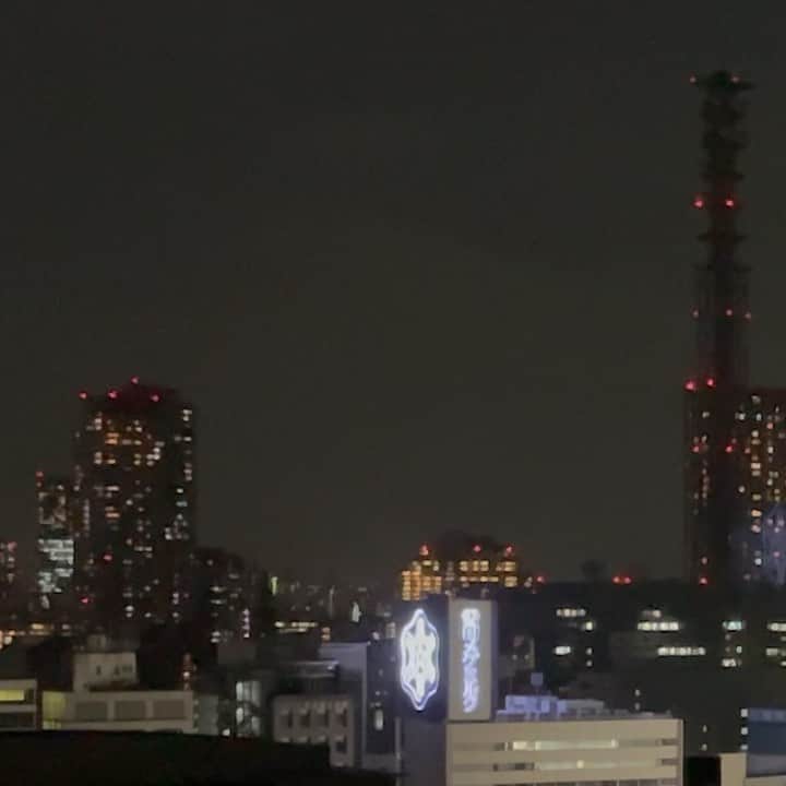 藤沢久美のインスタグラム：「夜の遠雷。 #東京」