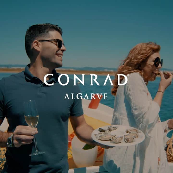 Conrad Hotelsのインスタグラム：「A truly local experience at @conradalgarve aboard a local clam picker’s fishing boat. Fresh seafood and chilled wine is sure to follow.」