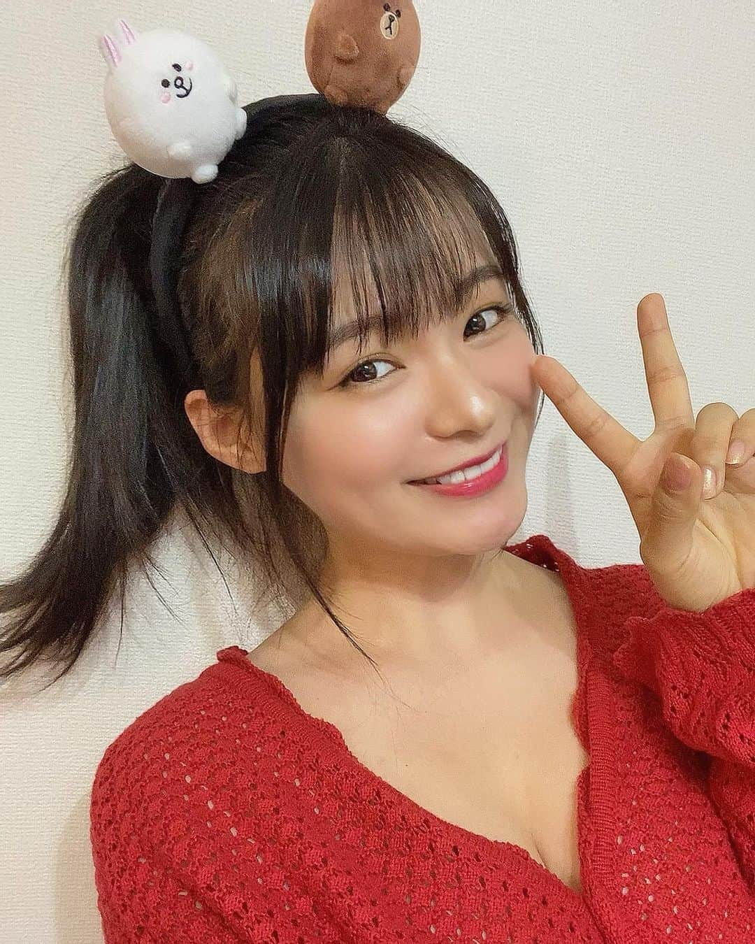 星名美津紀さんのインスタグラム写真 - (星名美津紀Instagram)「ポニーテール🧸❤️  #ポニーテール #ヘアアレンジ #ブラウン #コニー #lineスタンプ #linelive」7月29日 23時37分 - hoshina_mizuki