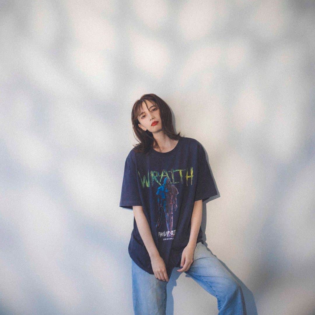 宮田聡子のインスタグラム：「レイスくんTシャツ #遠藤film」