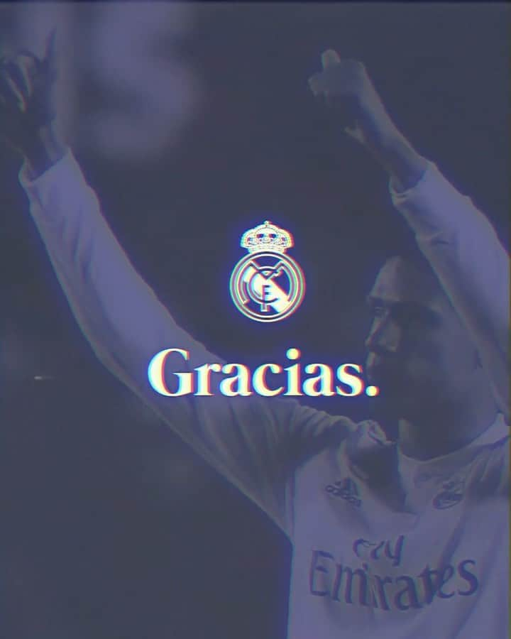 ラファエル・ヴァラーヌのインスタグラム：「Gracias, @realmadrid 🤍」