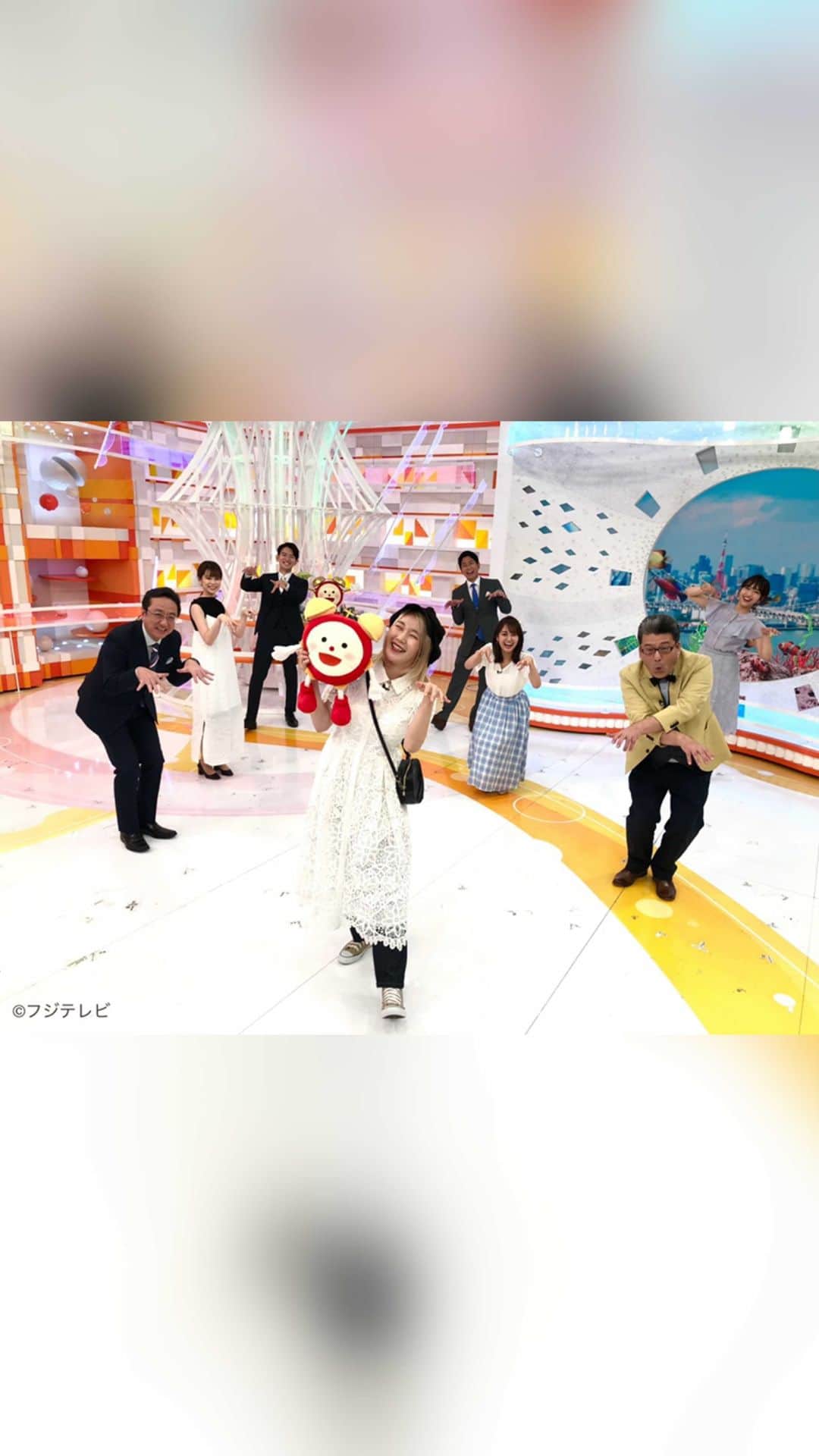 のインスタグラム：「今日が初回のハラミちゃん♫  即興のピアノ&最高の笑顔で スタジオも盛り上がりました👏 放送後には、生田アナのリクエスト答えて あの曲を弾いてくれたよ😳  次回は、14日(水)出演❗️ 来週もお楽しみに🥰  #めざましテレビ #マンスリーエンタメプレゼンター #ハラミちゃん」