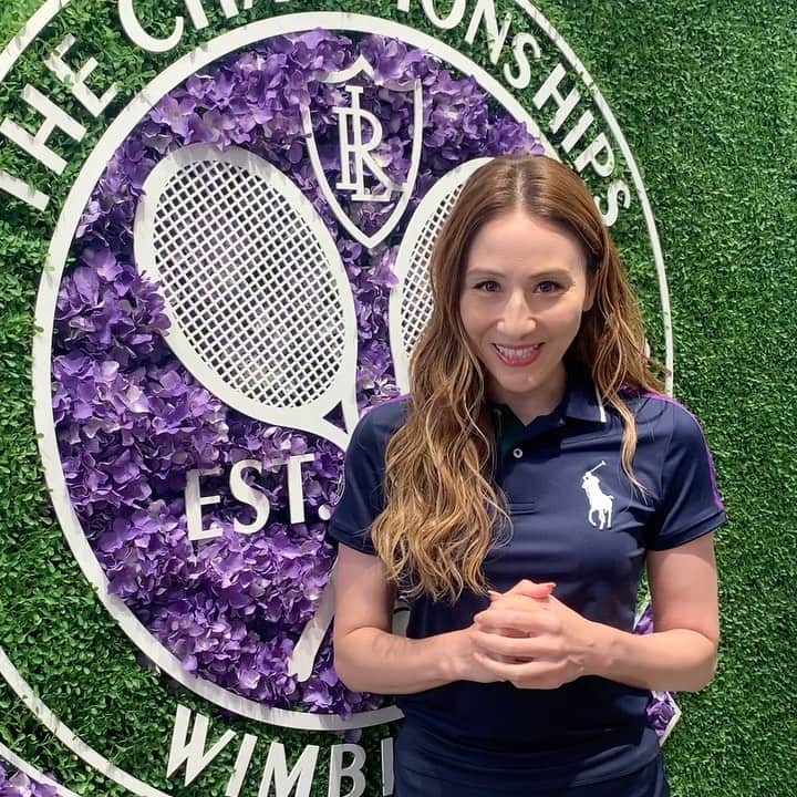のインスタグラム：「このあと13:00〜QVCチャンネル✨ ポロラルフローレン ウィンブルドン コレクション @qvc_japan @wimbledon @poloralphlauren」