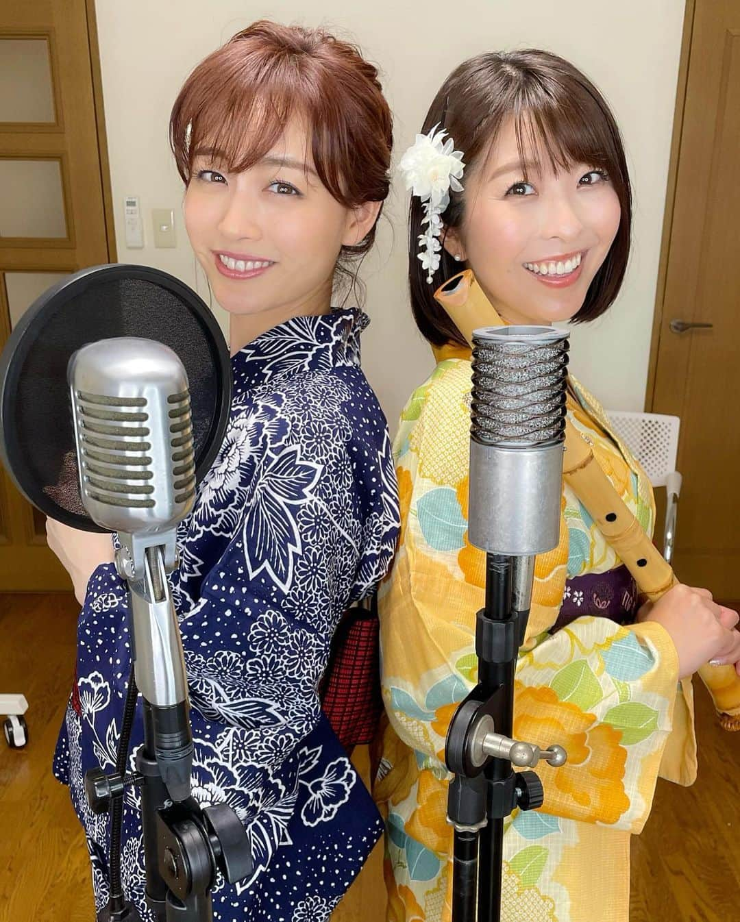 新井恵理那さんのインスタグラム写真 - (新井恵理那Instagram)「お待たせしました〜きょうは七夕☆なかなか会えないみなさんへ、わたしたちからプレゼントです‼︎  #七夕 #小尾渚沙 #口笛 #尺八 #youtube #youtuber #新井恵理那channel​​ #日記 #新井恵理那 #centforce」7月7日 18時00分 - elina_arai