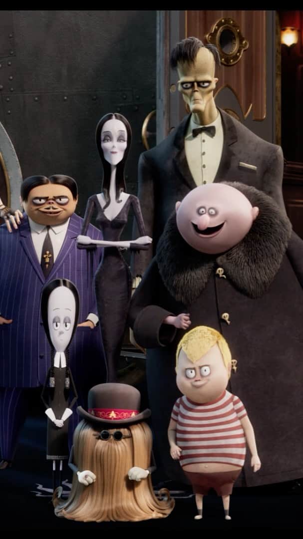 のインスタグラム：「The Addams are back and hitting the road! Buckle up and check out the official trailer for #AddamsFamily2, only in theaters October 1. @meettheaddams」