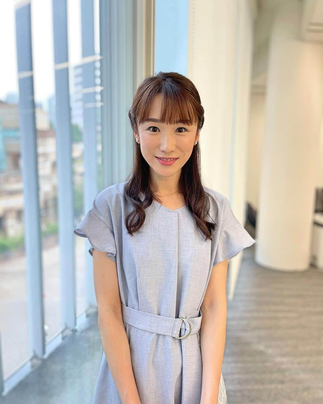 堂真理子さんのインスタグラム写真 - (堂真理子Instagram)「本日も「ワイド！スクランブル」をご覧いただき、ありがとうございました✨ 明日もピックアップニュースを担当予定です❣️よろしくお願いします🥰  ☆ワンピース… #debutdefiore  ☆アクセサリー… #ete   #大下容子ワイドスクランブル #ワイドスクランブル #ニュース #テレビ朝日 #堂真理子 #アナウンサー #アナウンサー衣装」7月8日 14時42分 - mariko_do