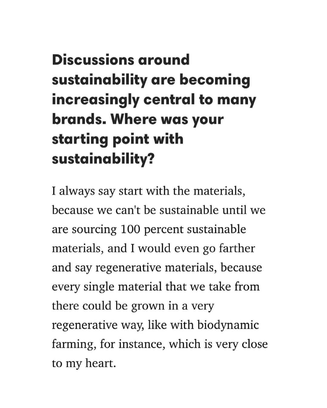 アリゾナ・ミューズさんのインスタグラム写真 - (アリゾナ・ミューズInstagram)「➡️Swipe for snippets of my conversation with @harpersbazaarus on the role of Biodynamic Farming in both climate and fashion, and why I set up my new charity @dirt.charity 🌿   Article by: @sabrina.park」7月9日 3時38分 - arizona_muse