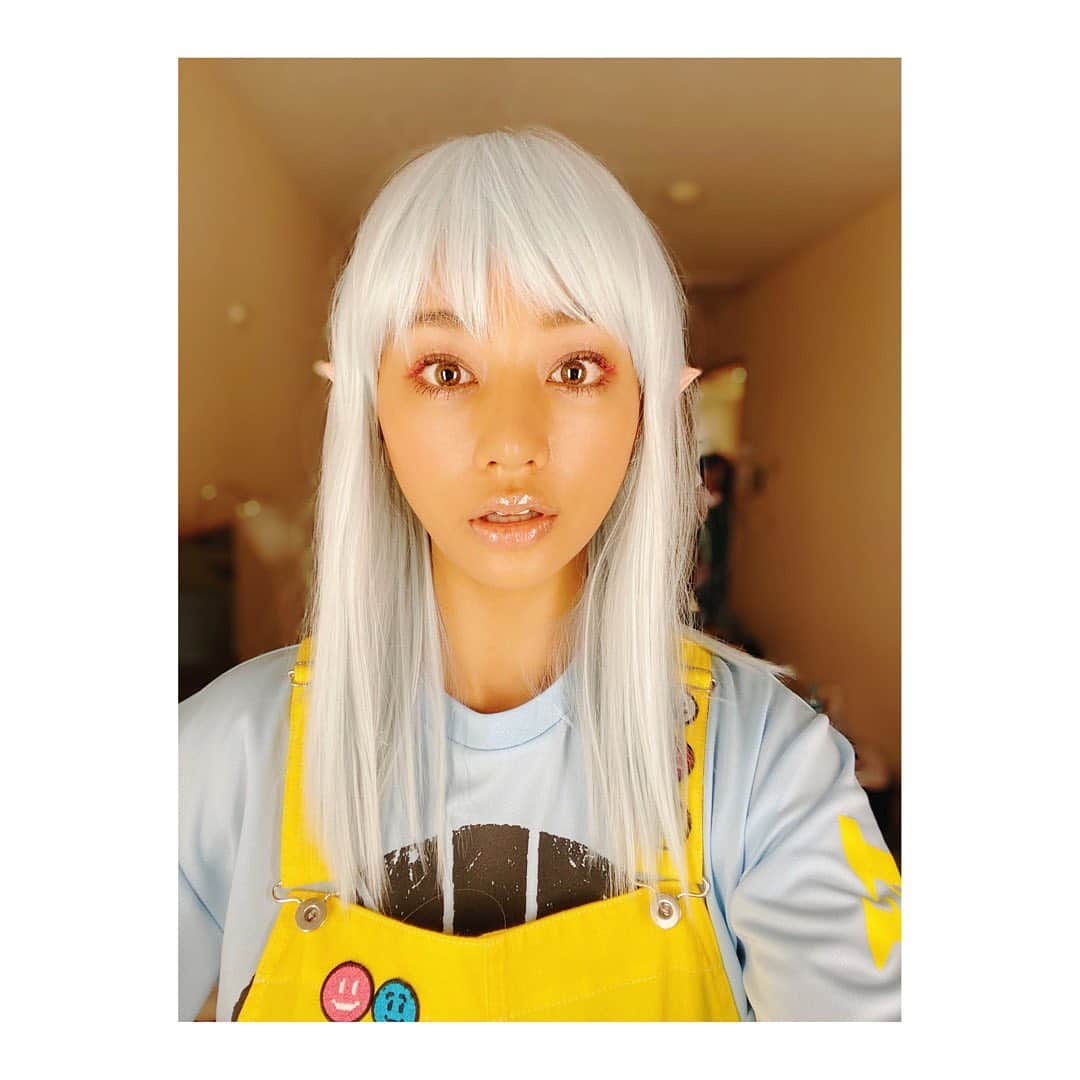 高橋メアリージュンさんのインスタグラム写真 - (高橋メアリージュンInstagram)「Thank you for watching! #天才てれびくんhello   ホーリーありがとう^ ^ @hori_hairmake   #メアメイク #銀河鉄道の夜  #宇宙 #コスプレ」7月8日 19時54分 - maryjuntakahashi