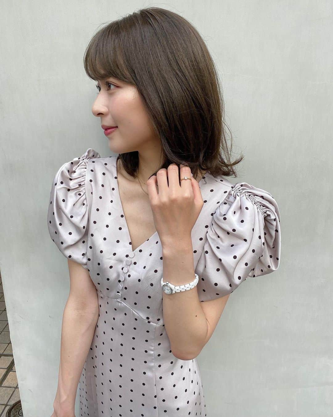 沖田愛加さんのインスタグラム写真 - (沖田愛加Instagram)「ヘアカラーと6センチぐらいカットしました！♡ 梅雨だから髪の毛がまとまらないのが悩みできっちゃった😂❣️」7月8日 21時06分 - okita_aika