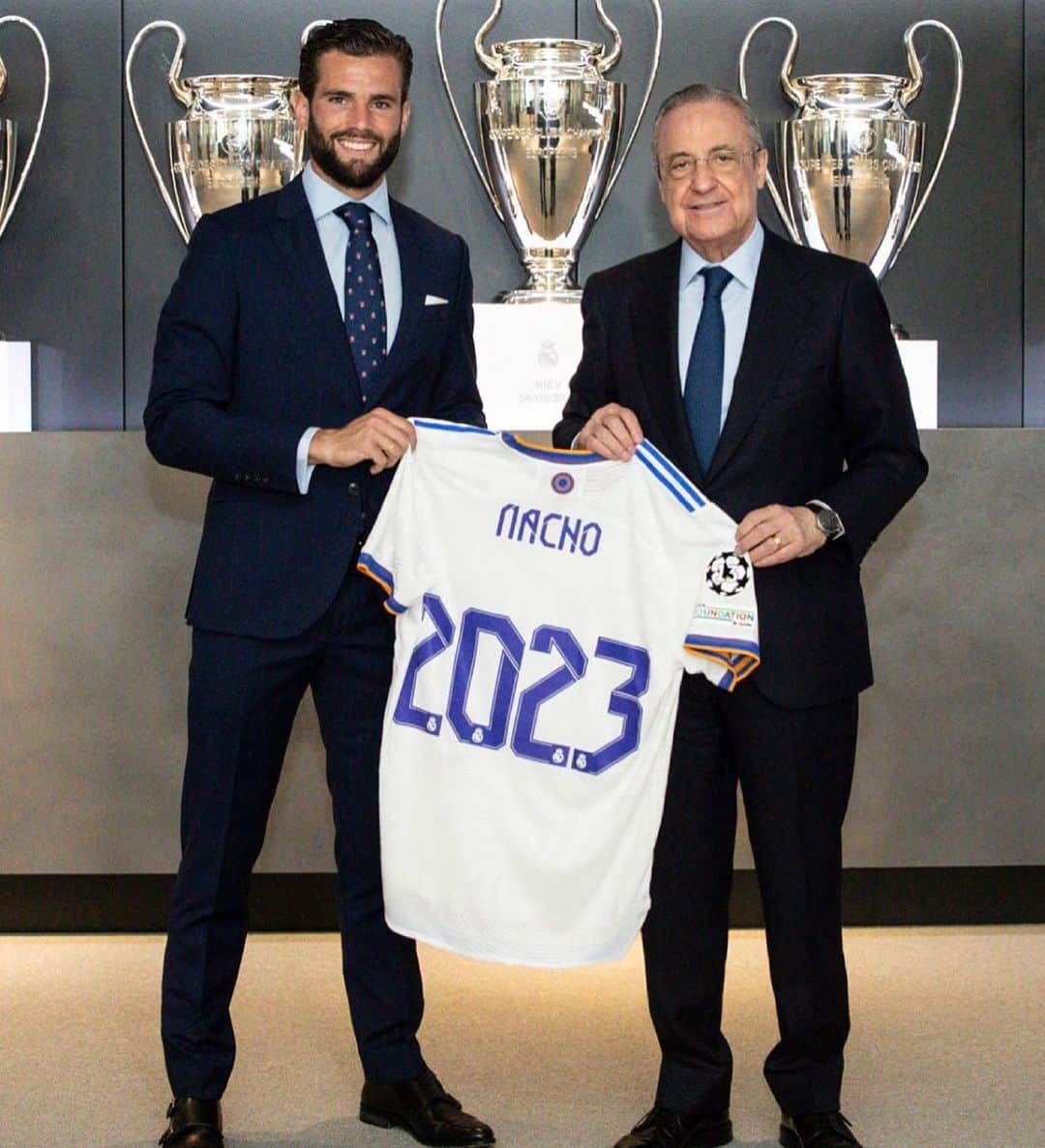 ホセ・イグナシオ・フェルナンデス・イグレシアスのインスタグラム：「2023. Feliz y orgulloso por seguir en el club de mi vida. 🤍」