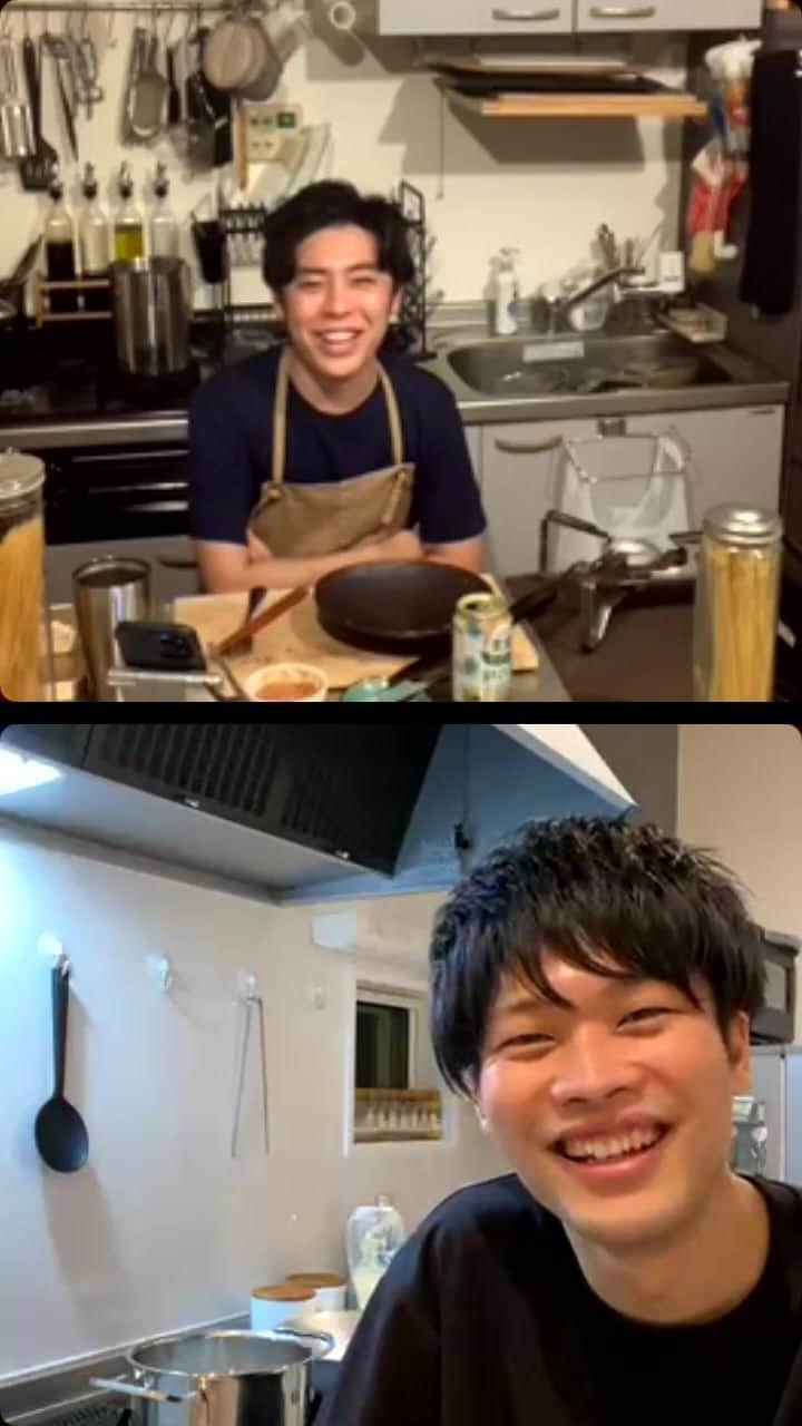 Iguchi Takuto... おうちごはんおじさんのインスタグラム：「らくうまチャンネルの全編は、IGTVから見ることができます🎥 動画の左下の『IGTV動画を見る』を押して下さいね🙆‍♂️ ⁡ 今回は、パスタ男子のりょうごくん(@binanpasta)とコラボ✨ お互いおすすめのパスタを教え合いましたよー🤗 ⁡ 是非ご覧くださいね😌 ⁡ ⁡ ⁡ 美味しいで日本を元気に꒰⍨꒱.+* ⁡ ━…━…━…━…━…━…━…━…━…━ ⁡ ▼.デリバリー専門のキーマカレー屋さん キーマおじさんの咖喱家👨‍🍳🍛(@keema_ojisan) \第1号店 東京 幡ヶ谷 Open🎉/ \第2号店 東京 住吉店 Open🎉/ \第3号店 神奈川 川崎桜本店 Open🎉/ \第4号店 東京 六本木店 Open🎉/  \第5号店 東京 新宿御苑店 Open🎉/ \第6号店 東京 銀座店 Open🎉/ \第7号店 東京 田町店 Open🎉/ ⁡ 今後デリバリーツールも拡充させて行きます🛵 また、現在店舗拡大中です🏢 FC加盟店様なども募集中ですので、 ご興味がございましたらDMにてご連絡下さい🙇‍♂️✉️ ⁡ また、現在店舗拡大中です🏢 FC加盟店様なども募集中ですので、 ご興味がございましたらDMにてご連絡下さい🙇‍♂️✉ ⁡ ⁡ ▼.YouTube始めました🍳 【らくうまチャンネル】と検索して下さい。 簡単×美味しい料理はもちろん、 <食をエンターテイメントに💐>をテーマに、 楽しいコンテンツをたくさん投稿していきます！ 是非チャンネル登録お願いします🙇‍♂️ https://www.youtube.com/channel/UCU8N32A-DZ4aGMH1YZ06gYA ⁡ ⁡ ▼.料理教室主宰しています🍳(..開講祝1年💐) Foodies Labo(@foodies_labo) 簡単×美味しいに拘り、都内で料理教室を開催しています。 料理初心者•初参加の方•お友達との参加も大歓迎🙆‍♂️🙆‍♀️ まずは気軽にフォローして下さい！ ⁡ ━…━…━…━…━…━…━…━…━…━ #らくうまチャンネル#らくうま飯#らくうま料理#らくうま料理家#らくうま料理研究家#料理家#料理研究家#フードスタイリスト#井口タクト#おうちごはん#おうちごはんおじさん#料理男子#家庭料理#簡単料理#時短料理#簡単ごはん#手作りごはん#料理記録#飯テロ#料理好きな人と繋がりたい#Live配信 #料理Live#らくうまレシピ#おうちごはんおじさんのレシピ #時短レシピ #簡単レシピ #レシピ#Foodstylist#ouchigohan_ojisan#japanesefood」