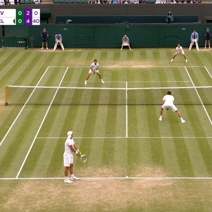マルセロ・メロのインスタグラム：「@wimbledon 🥷🏻」