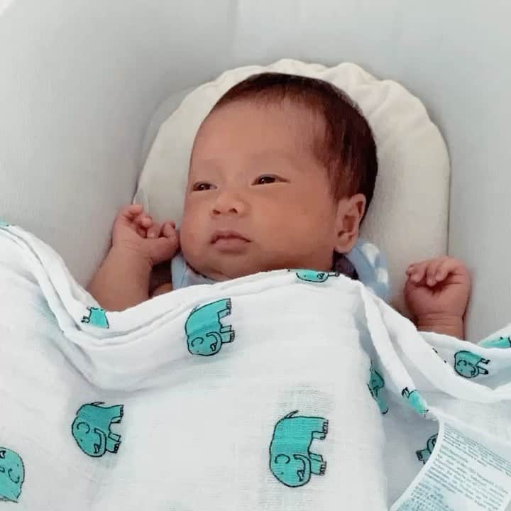 ◆miki◆のインスタグラム：「* * 🎺🎺🎺 * 特技は笛を奏でる事です(ソプラノ)  道具使ってません🥴  どうぞ🎤  #ひわわん #新生児 #笛の達人 #生後25日 #hiwamovies」