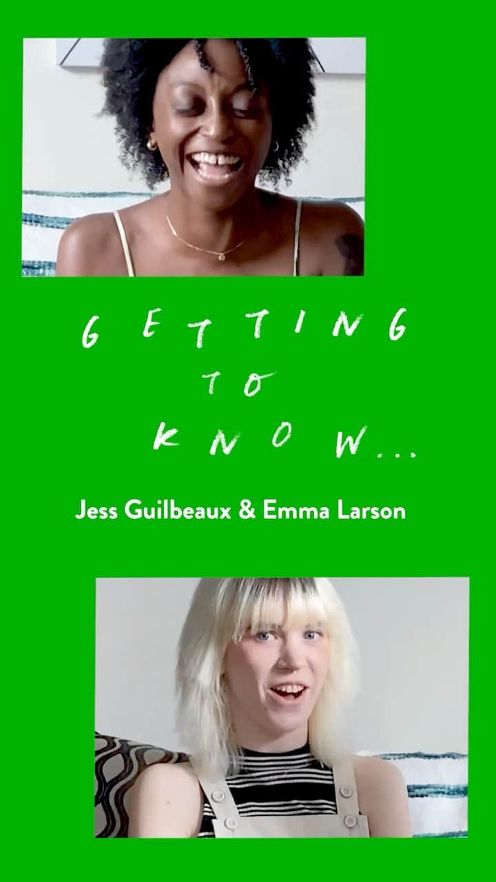 Anthropologieのインスタグラム：「Fellow Philadelphians and certified-cool couple @jesslayica and @emmalarsonmusic invite us in for a casual chat and tour of what Jess describes as their "beautiful gay apartment." Come on in and join them! 🌈」