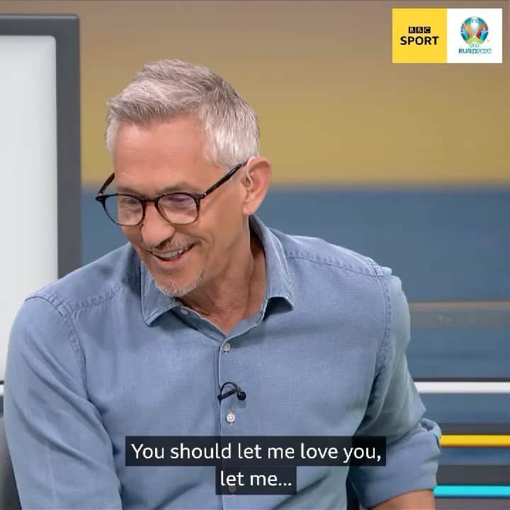 マイカ・リチャーズのインスタグラム：「Yes @garylineker you have to put a bit of SAUCE in there 🤣🤣🤣   Whatever happens Sunday, it’s been an absolute joy and a privilege to be a @bbcsport pundit on @euro2020 across TV & @5livesport.  To Gary, @alanshearer, @rioferdy5, @markchapmansport @gabbylogan @alexscott2 @ashley.williams84 @cescf4bregas @kazcarney, Steve Crossman @diondublin09 @charlie26adam Jurgen Klinsmann James McFadden & Chris Waddle it’s been a pleasure!  Also a huge thank you to all the brilliant production team who the viewers and listeners don’t get to see and hear. They’ve been outstanding!  Can’t wait for Sunday at Wembley. 🤞🏿 🏴󠁧󠁢󠁥󠁮󠁧󠁿🏴󠁧󠁢󠁥󠁮󠁧󠁿🏴󠁧󠁢󠁥󠁮󠁧󠁿  #euro2020 #bbcsport」