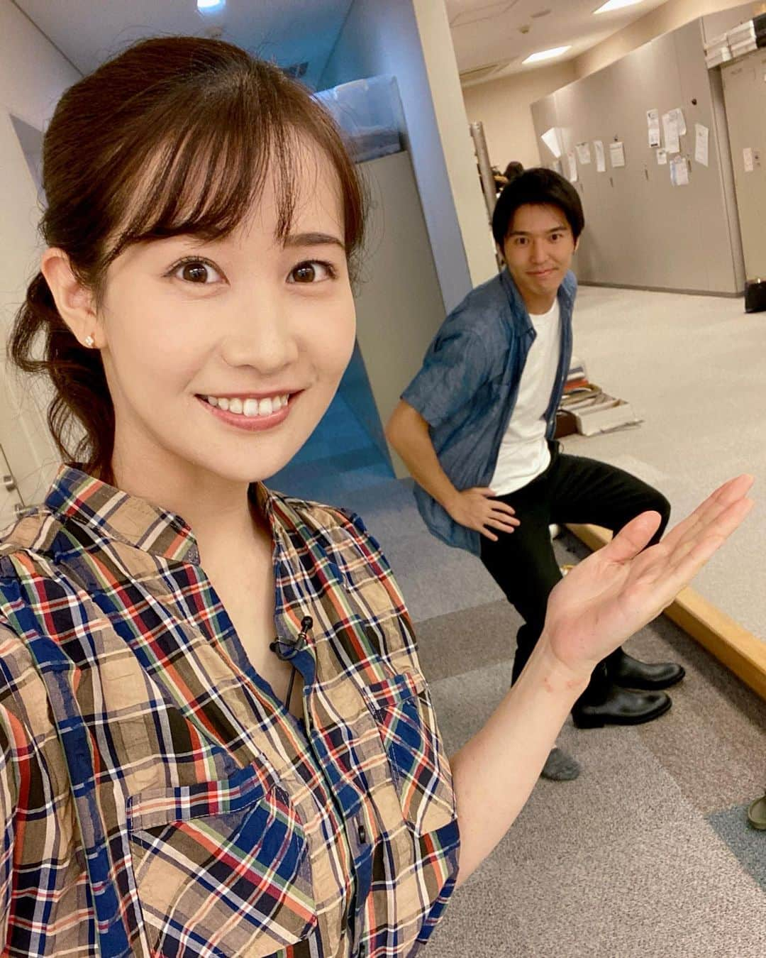 島津咲苗さんのインスタグラム写真 - (島津咲苗Instagram)「今日はアップのスタジオに濱田さん！ あすのドデスカも是非ご覧ください^_^ わがマチ撮レジャーは設楽町第2弾です😆  @125wagamachi_official   #メーテレ #アップ #ドデスカ #アナウンサー #明日は土曜日 #あすは #納豆の日」7月9日 19時57分 - sanae_shimazu