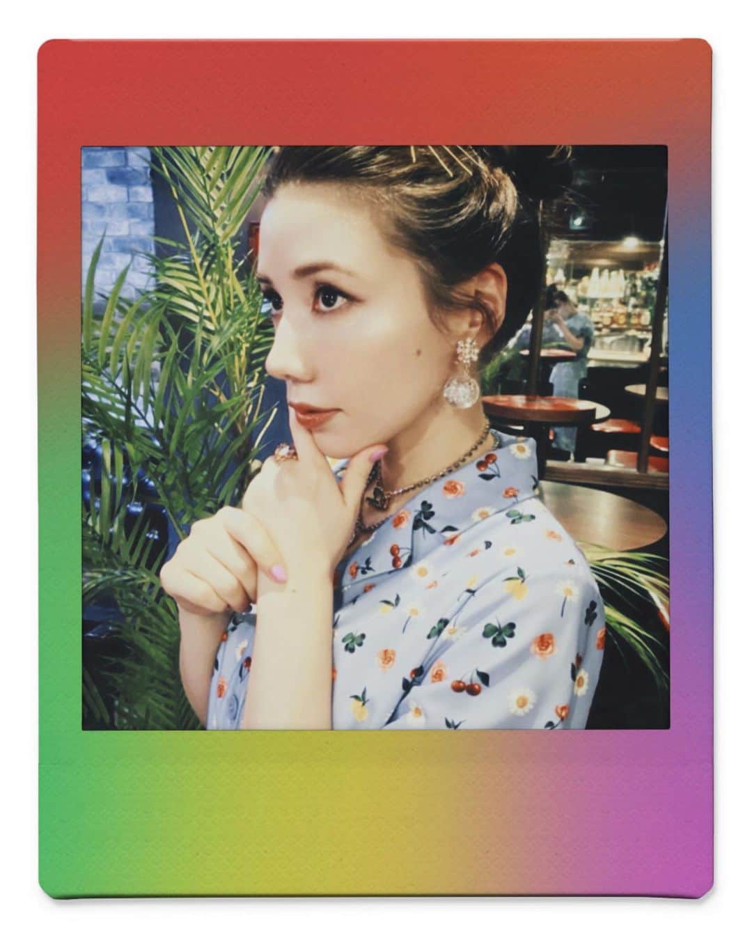 仲里依紗のインスタグラム：「買い物の達人🌸 楽しかった😍💕 　🦋hair&make @nasup  　🦋styling @yuikurose」