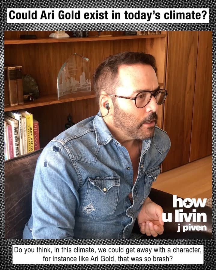 のインスタグラム：「Can a character like Ari exist in today’s climate?  We can never forget we’re  blessed with freedom of speech… entertaining, flawed characters exist so why not put a mirror up to them. Are u not entertained? #howulivinjpiven」