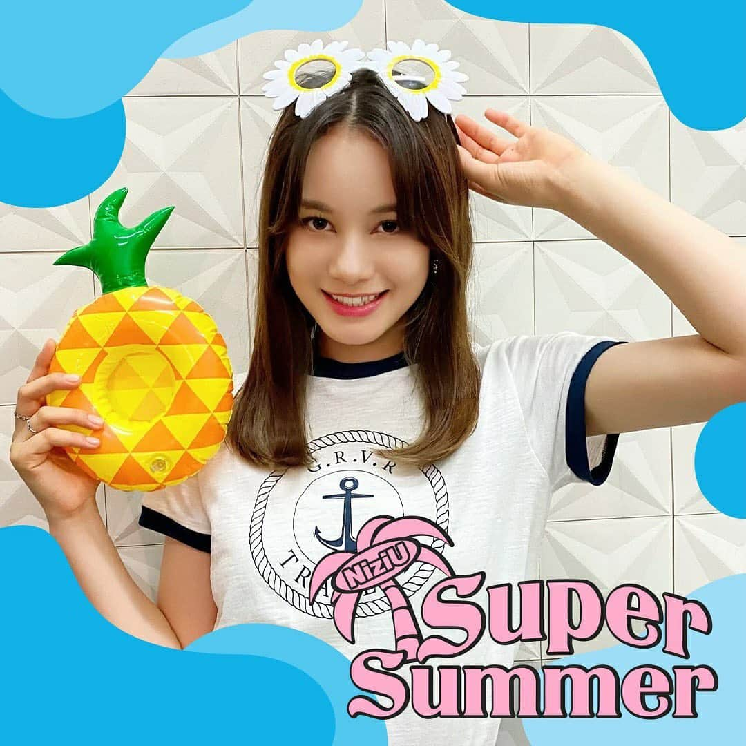 Niziさんのインスタグラム写真 - (NiziInstagram)「NiziU「Super Summer」out now ⁡ 🐬NINA🐬 ⁡ WithU💕  「Super Summer」たくさん聴いてくれてますか～⁉️🌴  #NiziU #Super_Summer #NINA」7月10日 20時00分 - niziu_info_official