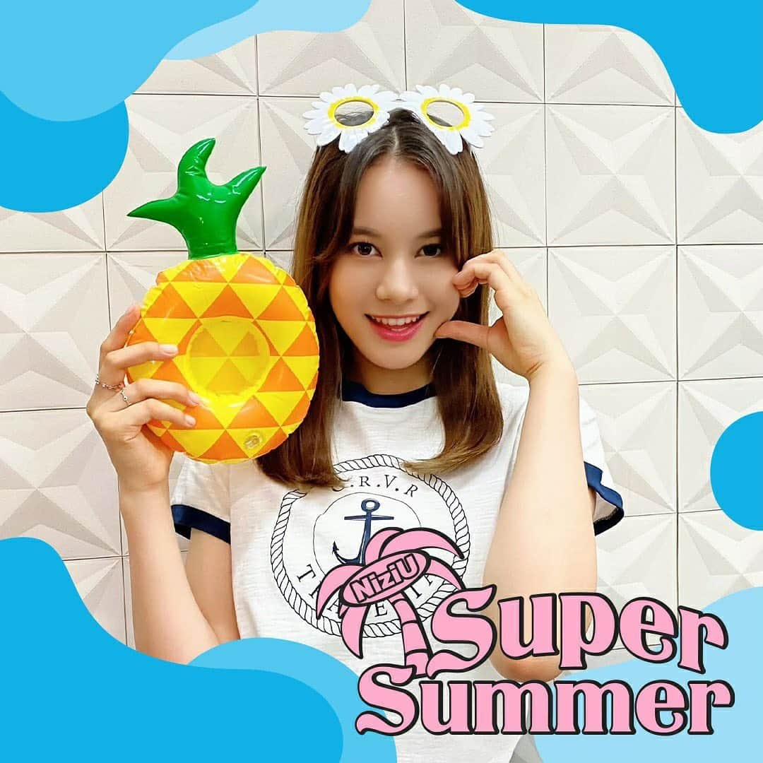 Niziさんのインスタグラム写真 - (NiziInstagram)「NiziU「Super Summer」out now ⁡ 🐬NINA🐬 ⁡ WithU💕  「Super Summer」たくさん聴いてくれてますか～⁉️🌴  #NiziU #Super_Summer #NINA」7月10日 20時00分 - niziu_info_official