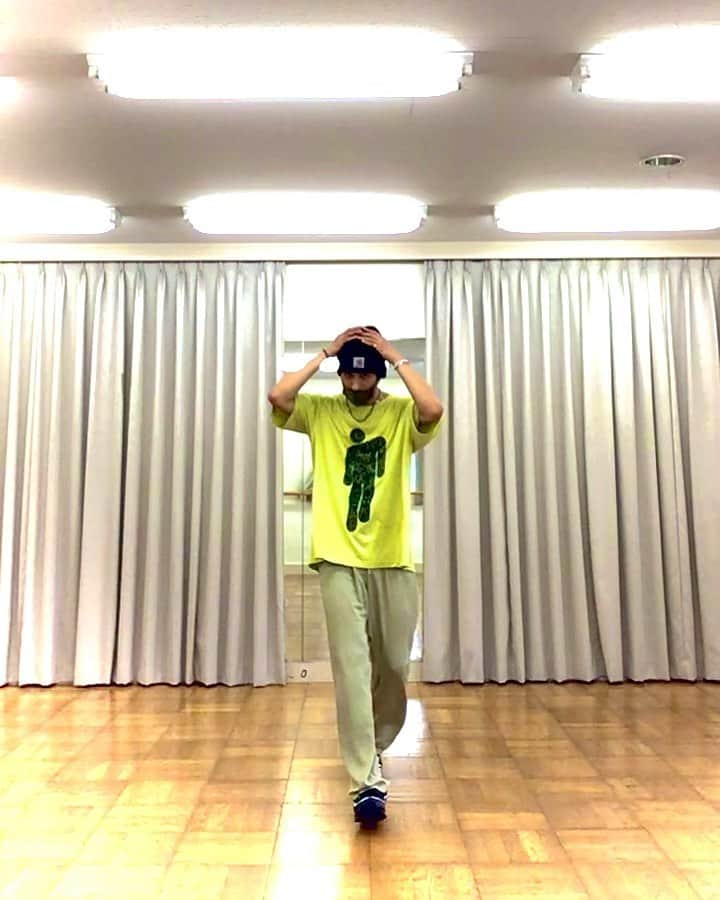 古幡亮（WATWING）のインスタグラム：「💚🖤💚 フリースタイルは踊ってると 純粋にカラダが喜んでる感じする。 #dance#freestyle #ryoの自由気ままにチルオドリ」