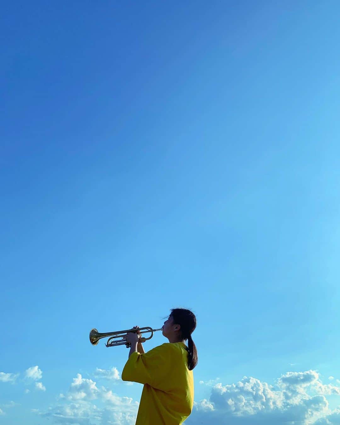 shin_goのインスタグラム：「2376 2021.7.11sun #trumpet #吹奏楽部 #イマソラ」