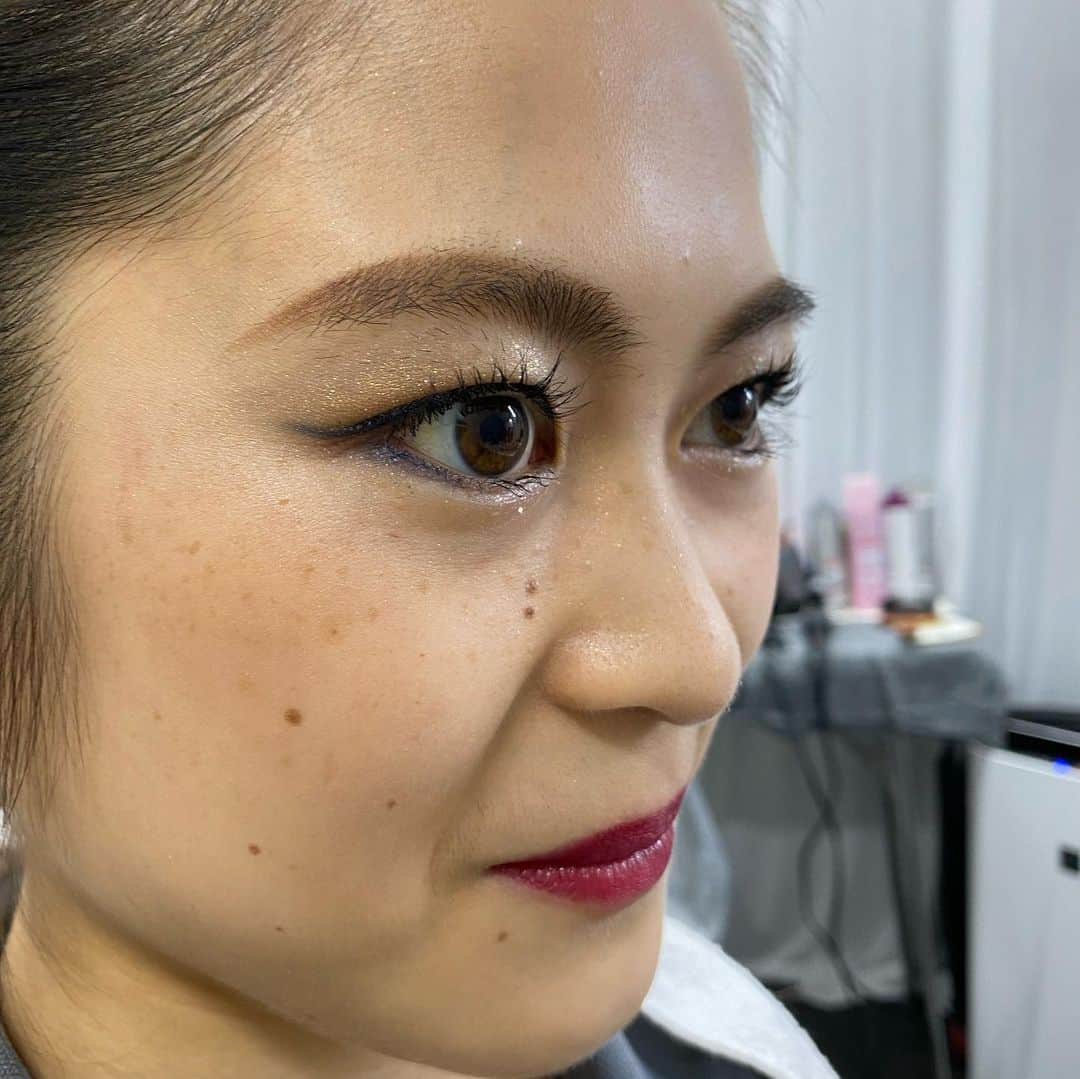 宮原智子さんのインスタグラム写真 - (宮原智子Instagram)「女優メイク💄 Actress Makeup  —Song for the little Sparrow ♪♪♪  by @isao.makeup   #dreamsonice #kose #きらきら」7月11日 19時02分 - 55satoko