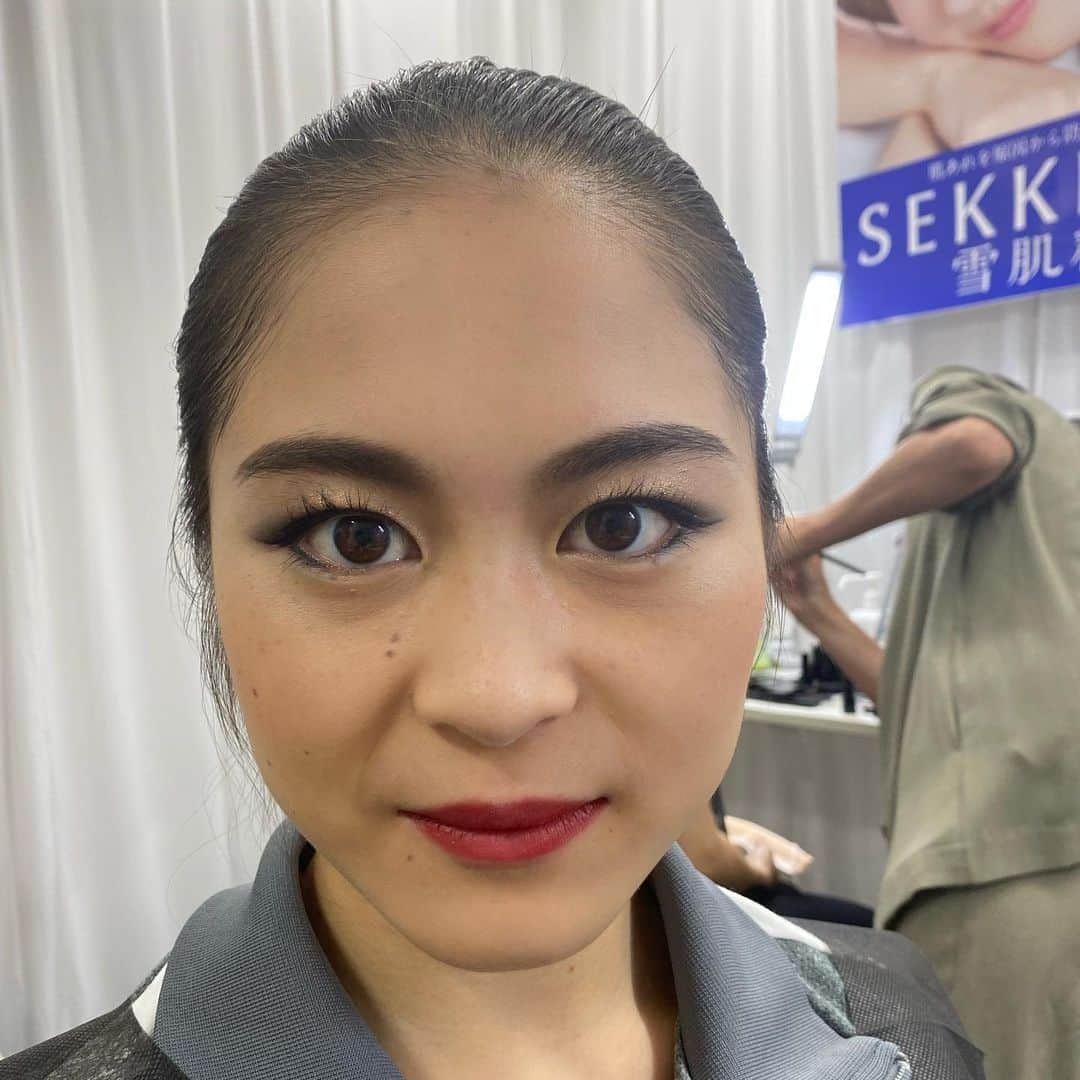 宮原智子さんのインスタグラム写真 - (宮原智子Instagram)「女優メイク💄 特盛版、スーパー特典付き  Actress makeup Super addition  by @isao.makeup   今回も全公演に渡り、素敵なメイクをしていただきました。本当にありがとうございました！  #dreamsonice #kose #特盛 #最高」7月11日 19時10分 - 55satoko