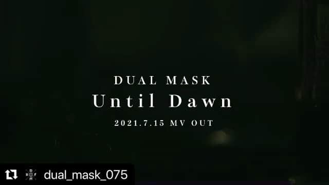 T-CHUのインスタグラム：「. アルバム"ZERO DARK THIRTY"から 新しいビデオが出ます お楽しみに🥂  #Repost @dual_mask_075 with @make_repost ・・・ 🚨New Ｍusic Video🚨  "Until Dawn"Music Video  2021.07.15(THU) 20:00 OUT on Youtube」