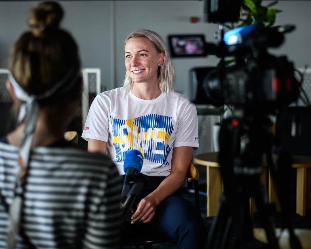 サラ・ショーストレムのインスタグラム：「It’s almost time for my 4th olympics 😅✌🏼」