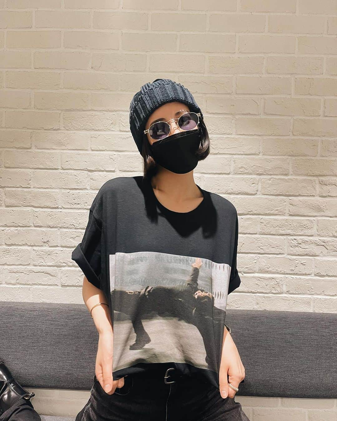 藤井夏恋さんのインスタグラム写真 - (藤井夏恋Instagram)「今日はマトリックスTシャツだよ〜」7月12日 15時04分 - fujiikaren_official