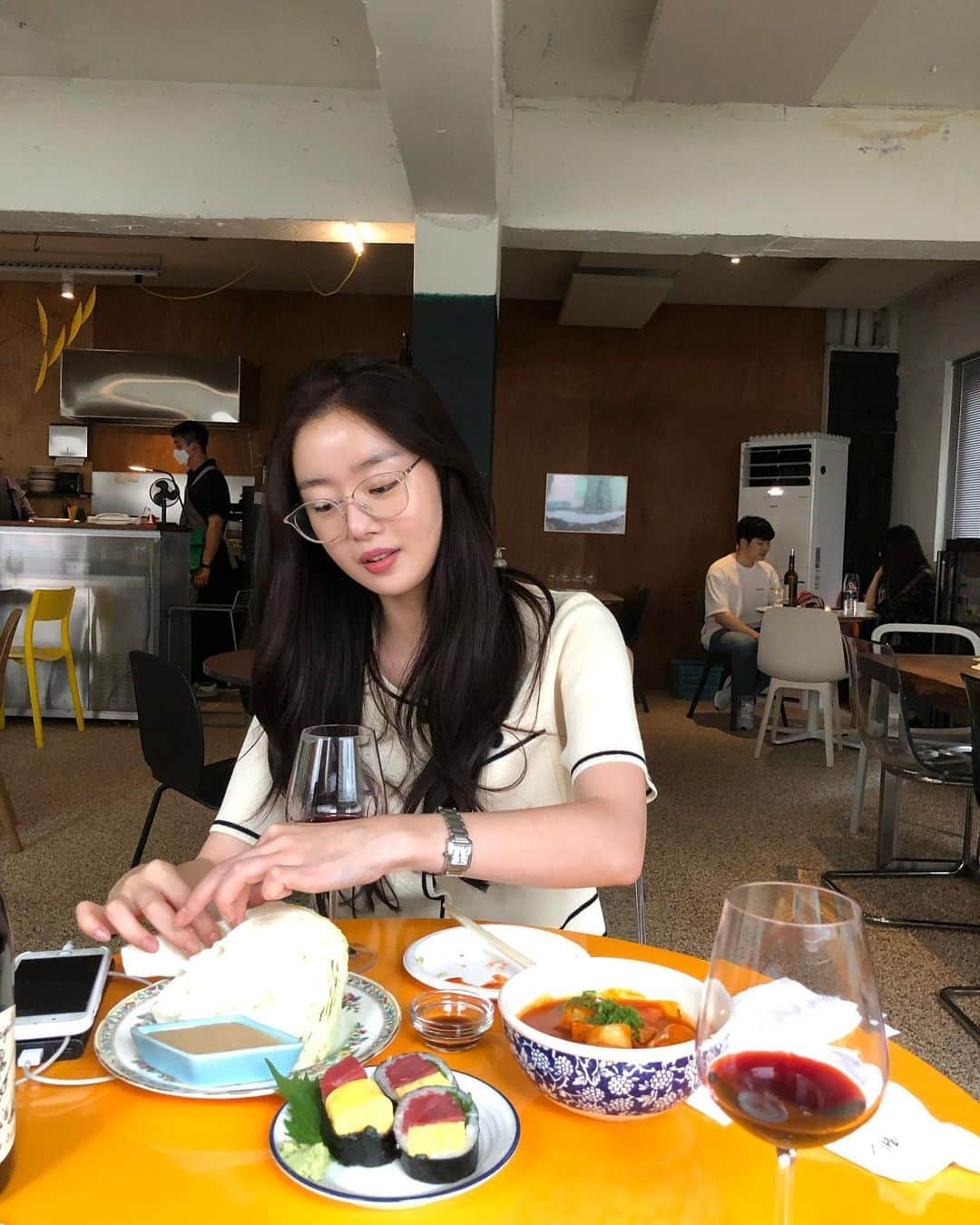 ハン・ソナさんのインスタグラム写真 - (ハン・ソナInstagram)「#지난🐟🍷🥬🍾🥸」7月12日 15時32分 - shh_daily